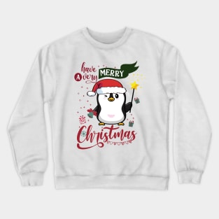 Have A Very Merry christmas cute penguin xmas Crewneck Sweatshirt